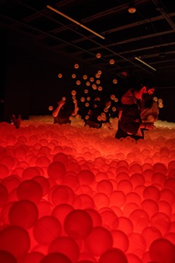Hopscotch will officially open its crowd-favorite LED ball pit Friday, June 18. - Courtesy Hopscotch