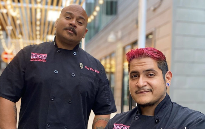 Chefs Gino Vidal (L) and Jerry Moreno of ¡Bucho! Tejano Street Fare will represent San Antonio in the Taco Rumble. - INSTAGRAM / BUCHOSATX