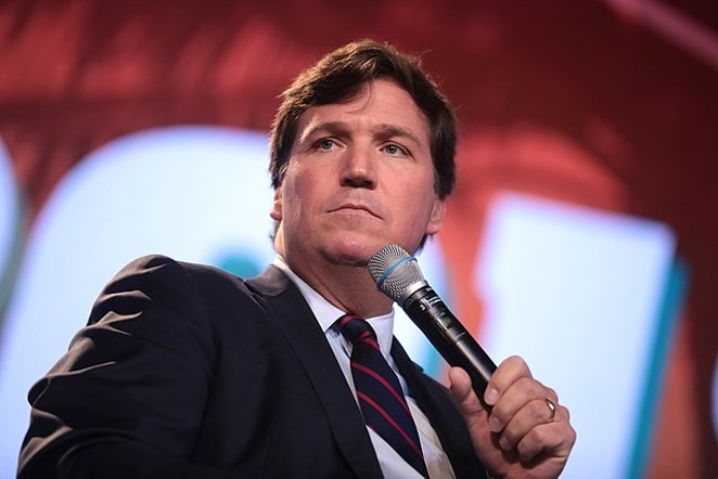 Tucker Carlson speaks at a conservative conference in West Palm Beach, Florida. - Wikimedia Commons / Gage Skidmore