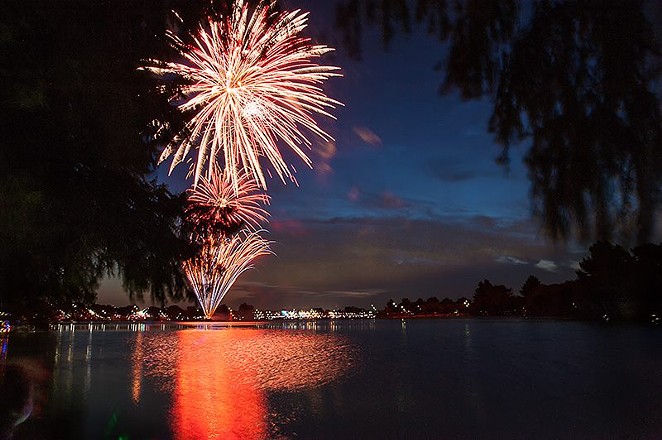 Fireworks return to Woodlawn Lake this year for SA's official Fourth of July Celebration. - OSCAR MORENO
