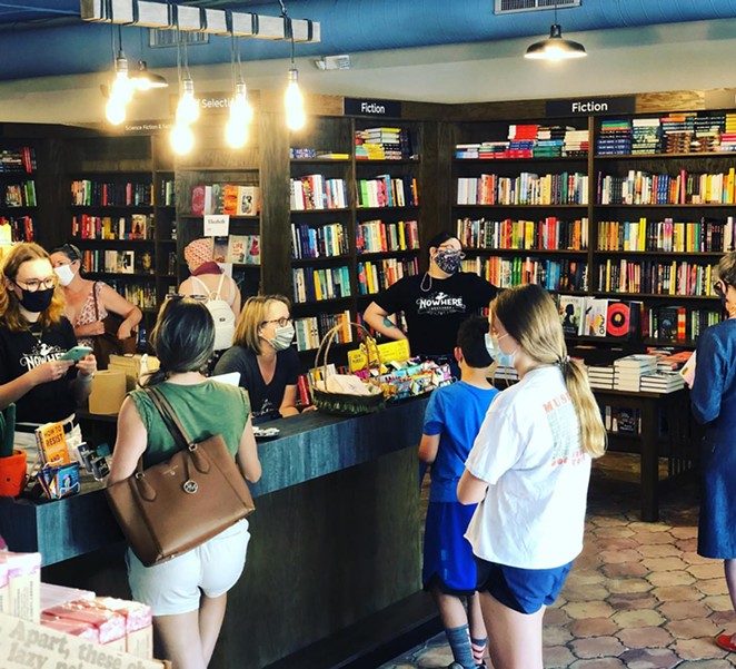 Nowhere Bookshop welcomed customers into its store to celebrate Independent Bookstore Day in April. - FACEBOOK / NOWHERE BOOKSHOP