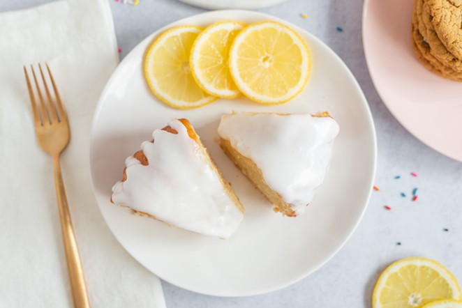Southern Roots' lemon cake is among its vegan treats. - Photo Courtesy Southern Roots Vegan Bakery