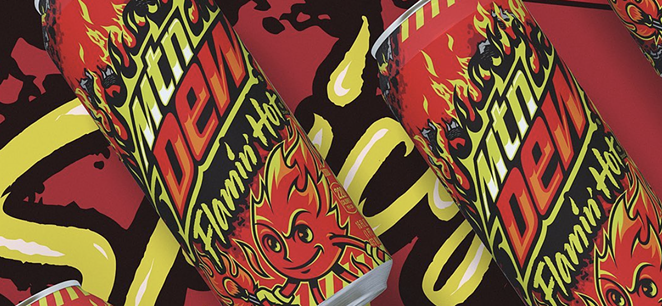 Mountain Dew will release a Flamin' Hot soda August 31. - INSTAGRAM / MOUNTAINDEW