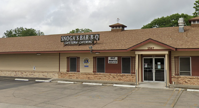 Snoga Bar-B-Q will close its doors this weekend after 44 years in business. - SCREEN CAPTURE / GOOGLE MAPS