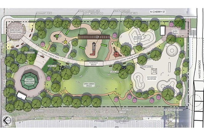 Civil engineering company Dunaway has released plans for long-awaited Berkley V. And Vincent M. Dawson Park design. - Photo Courtesy Dunaway Associates
