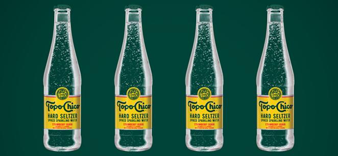 Topo Chico Hard Seltzer's Strawberry Guava flavor will soon  appear on Texas shelves in the iconic, 12-oz glass bottles synonymous with the brand. - PHOTO COURTESY TOPO CHICO