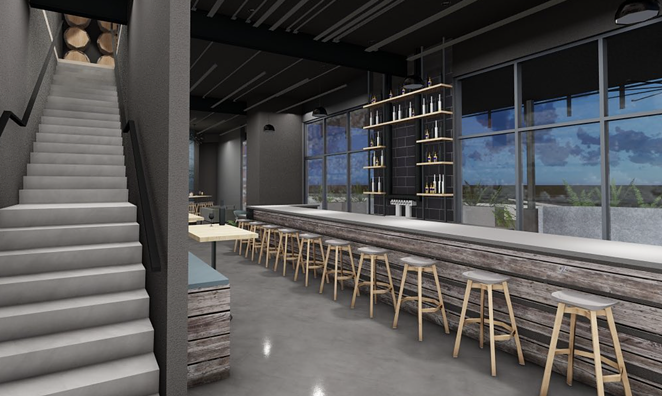 Forthcoming Dominion-area bar Conversa shared this rendering on its Instagram account. - INSTAGRAM / CONVERSAELEVATED