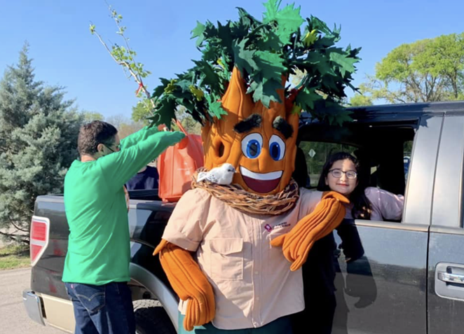 San Antonio Parks and Recreation Department's new tree mascot, Parker, will make its debut at Jammin' Jams. - FACEBOOK / SAN ANTONIO PARKS AND RECREATION DEPARTMENT