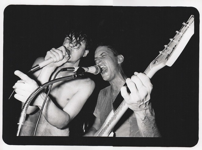 Gibby Haynes (left) and Paul Leary were the Butthole Surfers’ two consistent members during its formative years in San Antonio. - BILL DANIEL