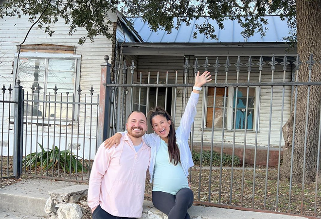 Emily and Houston Carpenter unveil the location of upcoming Restaurant Claudine. - Instagram / emtrevy