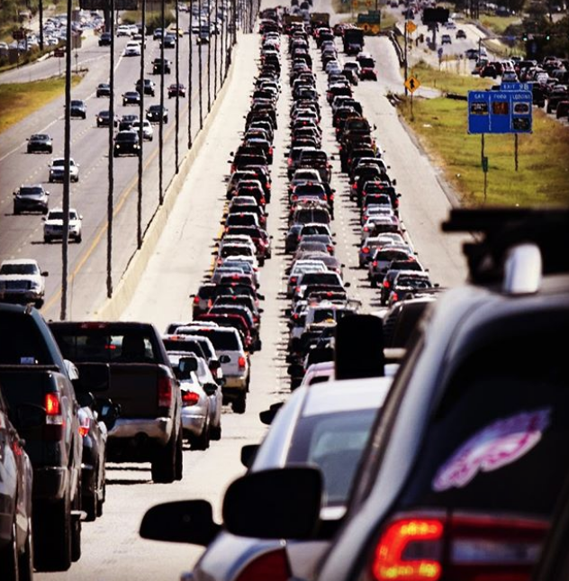 Although Alamo City residents love to complain about traffic, driving in San Antonio isn't nearly as bad as we make it it out to be when compared to other places. - Instagram @mrgarycooper
