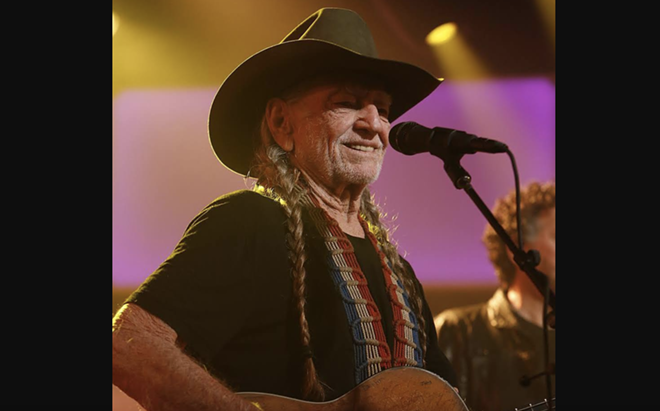 Despite cancelling most of his scheduled indoor concerts due to COVID-19 related concerns, the country music legend is still set to perform at New Braunfels' outdoor Whitewater Amphitheater in May. - INSTAGRAM / WILLIENELSONOFFICIAL