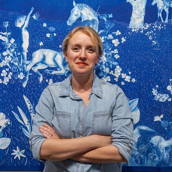Artist Sarah Fox said her willingness to explore themes of gender, sexuality and class is relevant in understanding the McNay’s decision. - Instagram / foxsar