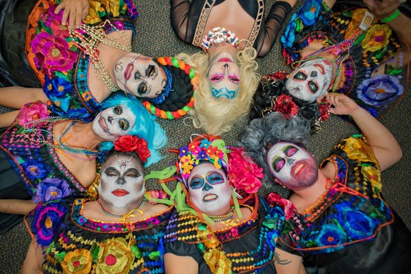 Folkloric drag queens show off their smiles at a past edition of Fiesta Cornyation. - Facebook / Cornyation