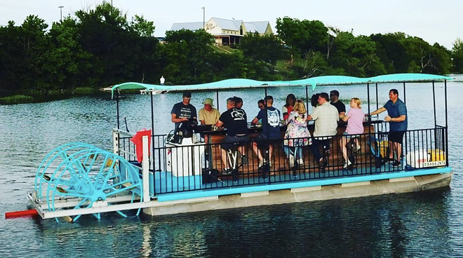 Hill Country River Rat, is officially open and taking reservations for its 12-person pedal boat. - Instagram / hillcountryriverrat