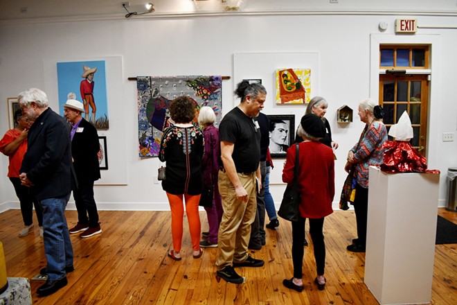 Guests and artists mingle at the 2019 Fred Autograph Party. - Courtesy of Bihl Haus Arts