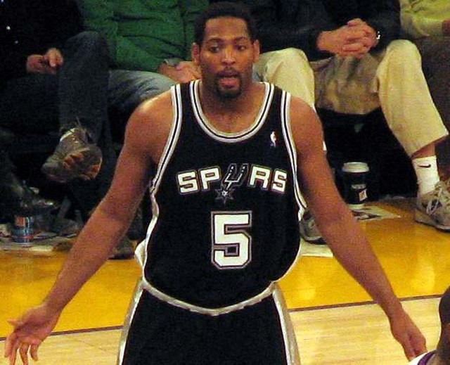 Robert Horry won two championship rings with the Spurs. - Wikipedia Commons / Michael Sandoval
