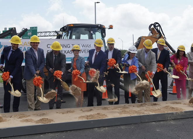 The groundbreaking of the new project at I-35 Northeast Expansion occurred Wednesday. - Instagram / smwbe_bexar