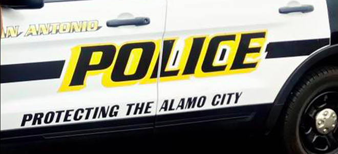 Two officers suspended last month were accused of striking another car while responding to a call. - Facebook / San Antonio Police Department