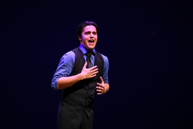 Nicholas Barrón performs at the Jimmy Awards. - Full Out Creative
