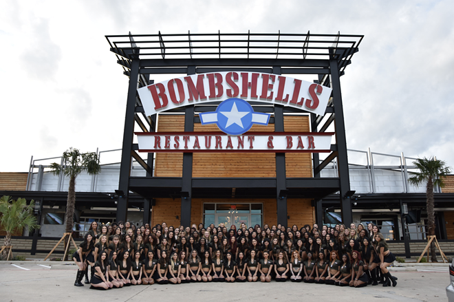 Bombshells' new military-themed west side location is one of three planned for Alamo City.  - PHOTO COURTESY PUMPS