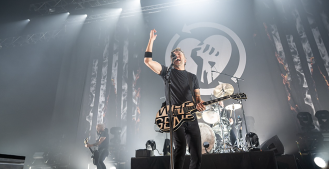 Rise Against takes the stage at San Antonio’s Tech Port Center + Arena. - Jaime Monzon