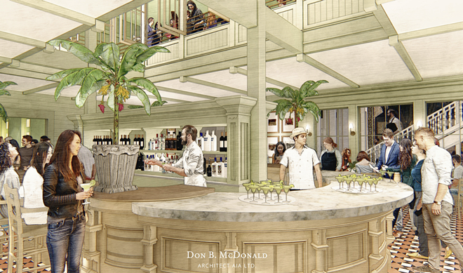 Carriqui will feature three dining areas. - Courtesy Image / Don B. McDonald Architect