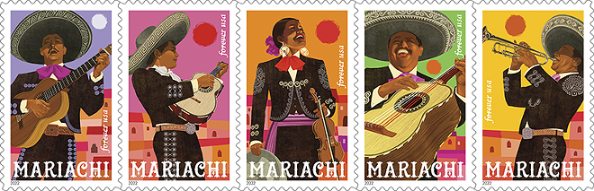 The U.S. Postal Service debuted the stamps at a ceremony in Albuquerque. - Photo Courtesy U.S. Postal Service