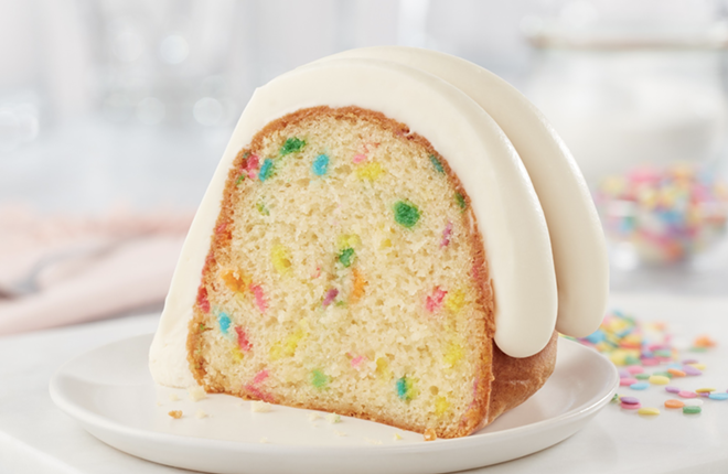 Nothing Bundt Cakes will on Sept. 1 give away 250 free mini confetti bundt cakes. - Facebook / Nothing Bundt Cakes