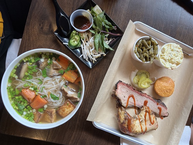 The new lunch menu at Tucker’s Kozy Korner includes both Vietnamese and barbecue dishes. - Nina Rangel
