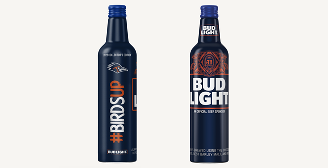 Bud Light has unveiled limited-edition bottle designs bearing the “Birds Up” battle cry. - Courtesy Photo / Silver Eagle Beverages