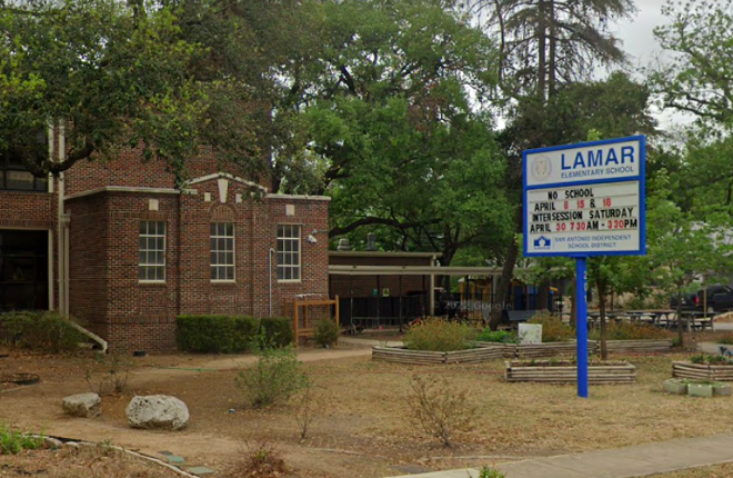 Lamar Elementary School: In an online video, Pastor Carl Young said he wanted the public school to become financially dependent on his church. - Google Maps