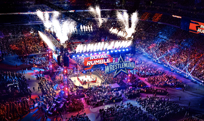 January's Royal Rumble will mark the Alamodome's third time to host the event. - Courtesy of WWE