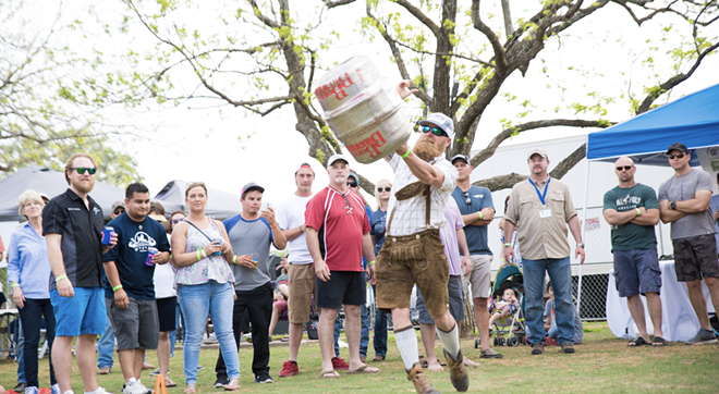 Live music, craft brews and keg tossing are all part of Boerne BierFest. - Melissa Raelynn Arts for Boerne BierFest