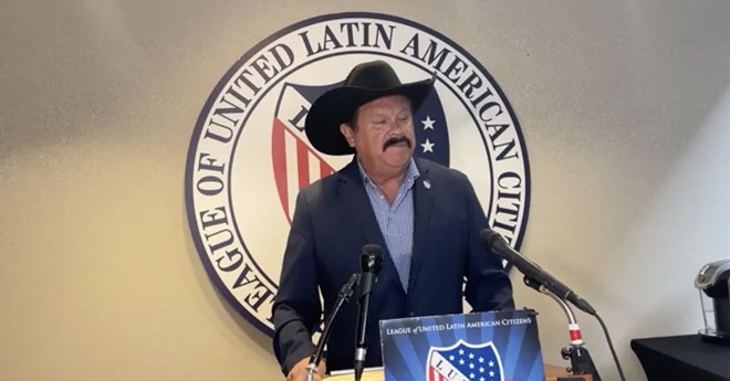 LULAC's Domingo Garcia speaks to reporters at a press conference in Washington, D.C., on Oct. 5. - Facebook / Domingo Garcia LULAC National President