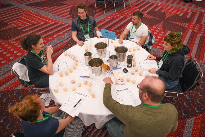 Nearly 240 judges from seven countries evaluated this year's Great American Beer Festival contenders. - Jeremy Banas