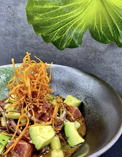 Leche de Tigre's Cebiche Nikkei features fresh fish cured in citrus juices. - Instagram / lechedetigretx