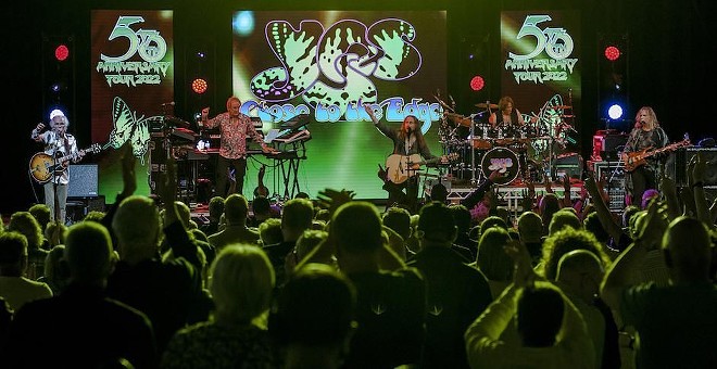 The current lineup of Yes performs for the 50th anniversary of its album Close to the Edge. - Courtesy Photo / Yes