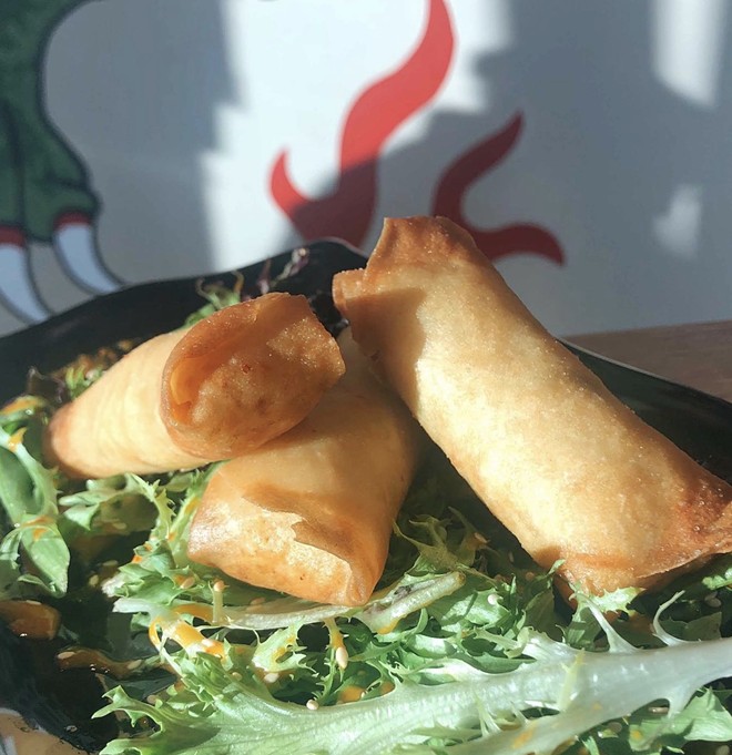 Mings' Shrimp Spring Rolls will be available at the restaurant's Halloween party. - Instagram / mingsthing