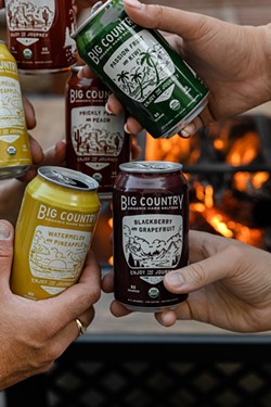 This new Texas-made brand purports to be the first and only Fair Trade Certified and USDA Organic hard seltzer. - Cara Harman for Big Country Organic Hard Seltzer
