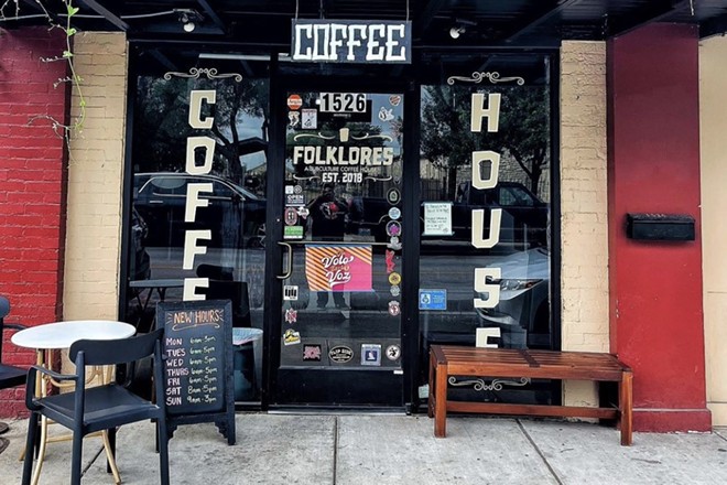 Folklores Coffee House is located in San Antonio's Government Hill neighborhood. - Instagram / folklores_coffee_house