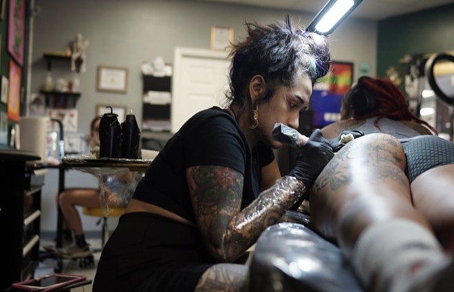 Kree Villegas is one of Prospect Parlor's resident tattoo artists. - Instagram / kree23