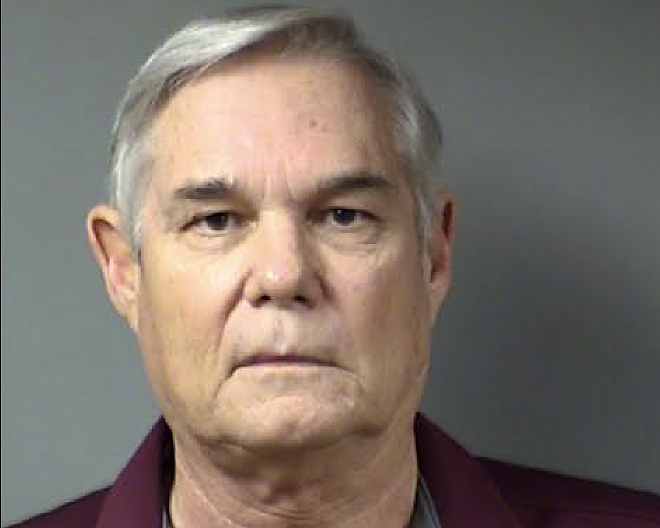 On Thursday, San Antonio City Councilman Clayton Perry was booked and charged with failing to stop and provide information after a crash resulting in damages of over $200, a class B misdemeanor. - Courtesy Photo / Bexar County Sheriff's Office