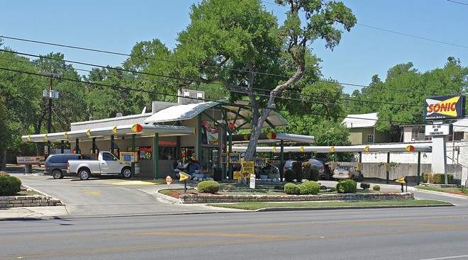 Once a Sonic Drive-In, the property at 3521 Broadway St. has sat empty since 2018. - LoopNet