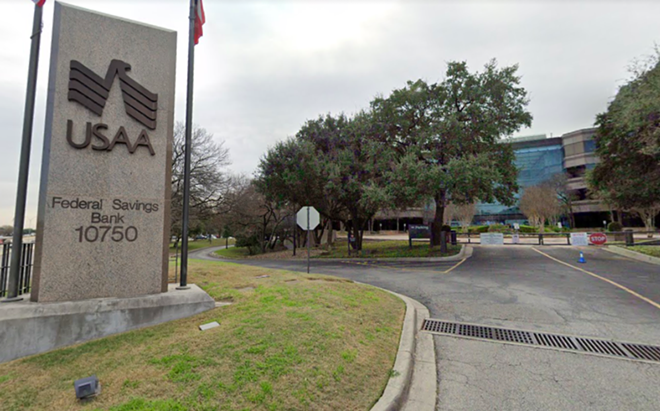 USAA Federal Savings Bank is a unit of San Antonio-based financial giant USAA. - Google Maps