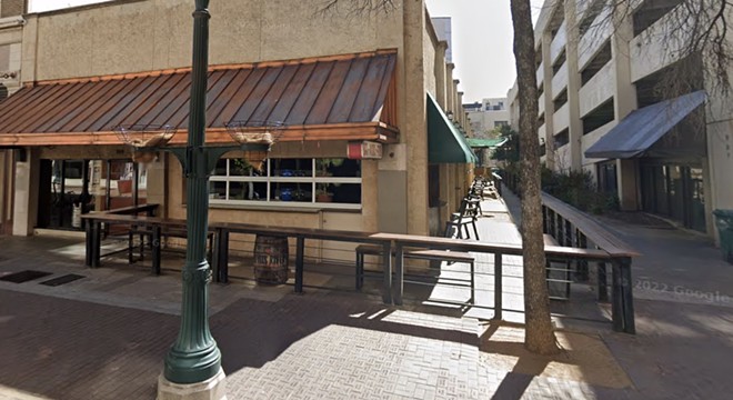 Moses Rose’s is the last critical hurdle to clear for work to start on the proposed Alamo Visitor Center and Museum. - Screen Capture / Google Maps