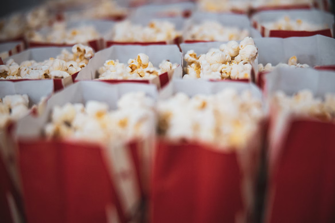 Santikos and Alamo Drafthouse are offering free popcorn for National Popcorn Day. - Unsplash / Corina Rainer