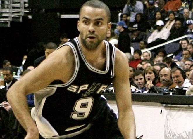 The first 10,000 fan into the AT&T Center on March 2 will receive a free Tony Parker bobblehead in celebration of the Spurs 50th anniversary season. - Wikimedia Commons / Keith Allison