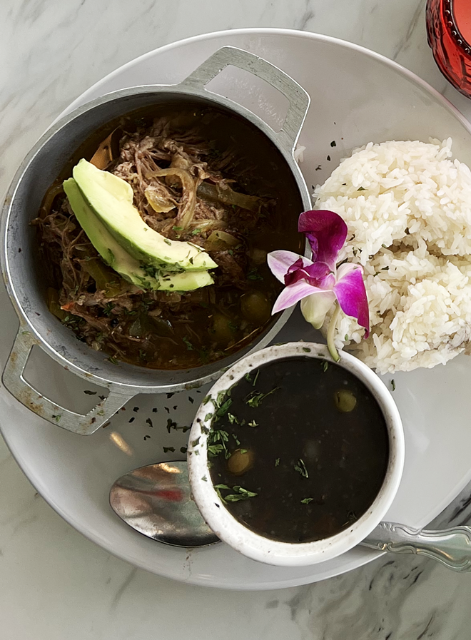 Luna Rosa's slow-cooked ropa vieja was succulent and well-seasoned. - Nina Rangel