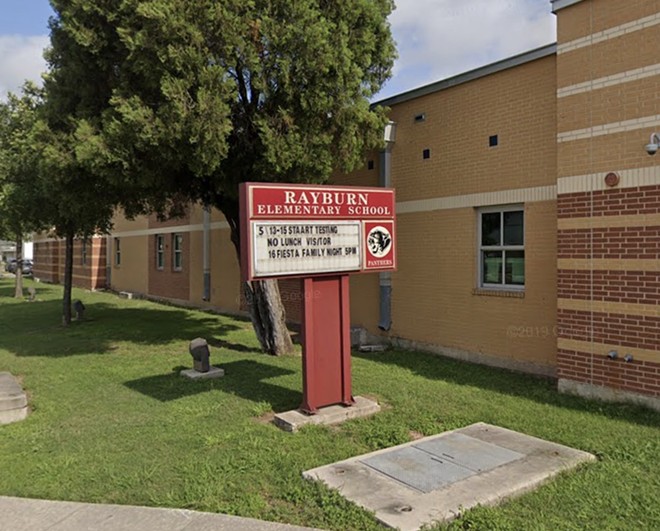 Rayburn Elementary School is one of four Harlandale ISD schools that will close. - Google Maps